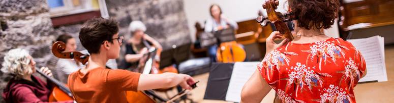 Cours d'ensemble de violoncelles