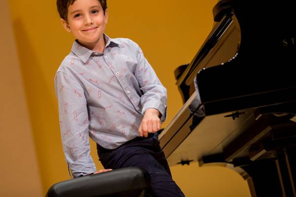 Young pianist